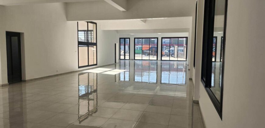 A louer local professionnel neuf de standing de 230 m2 avec parking spacieux situé entre Andranomena et Ambohibao.