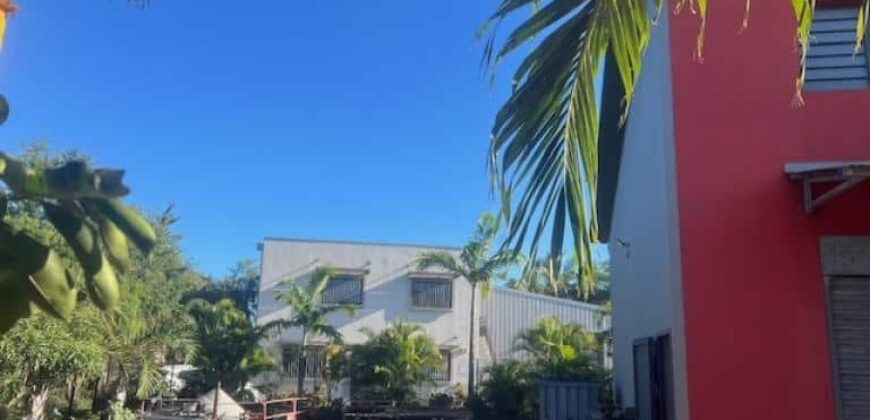 À vendre entrepôt de 268 m2 sur un terrain de 1039 m2 situé dans la dynamique zone Artisanale des Sables d’or à Etang Salé Les Hauts