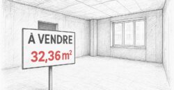En vente un local commercial de 32.36m2 dans une résidence neuve à Saint Denis