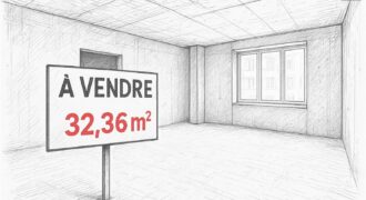 A vendre un local professionnel de 32.36m2 avec parking à Saint Denis