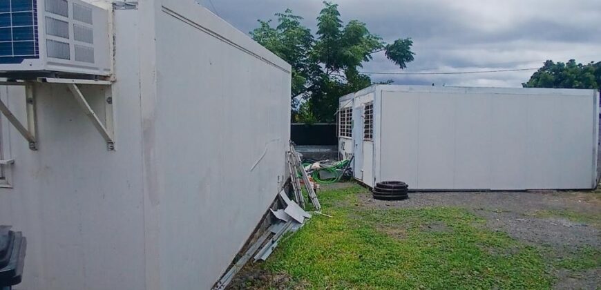 À LOUER – Bureau container sur terrain de 200 m² à Saint-Gilles-les-Hauts
