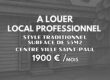 À louer local professionnel de 55 m² avec parking en plein cœur de Saint-Paul Réunion