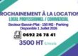 À louer local professionnel de 150 m² avec parking dans un secteur recherché à Bassin Plat Saint Pierre Réunion