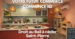 À vendre local commercial d’environ 55 m2 situé dans un secteur dynamique et recherché de Saint Pierre Réunion