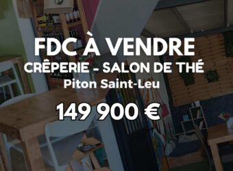 À vendre un fonds de commerce de salon de thé, crêperie et glacier situé à Piton Saint-Leu Réunion
