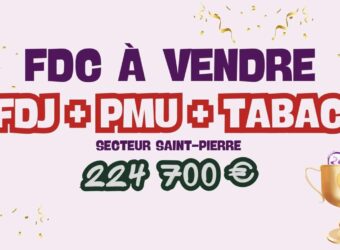 Vente un fonds de commerce LOTO – PMU – FDJ – BAR – TABAC situé à Saint-Pierre Réunion