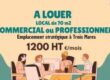 À louer bureau professionnel de 70 m² avec parking à Trois Mares Le Tampon Réunion