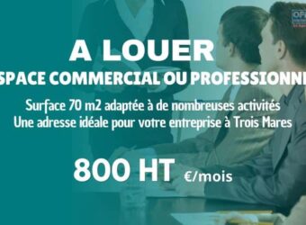 À louer un local commercial ou professionnel d’environ 70 m² situé à Trois Mares Le Tampon Réunion