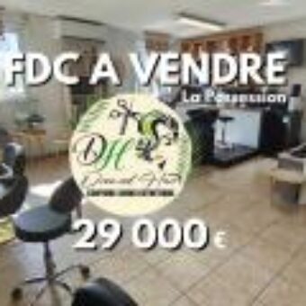 Vente le fonds de commerce du salon de coiffure Diamond’Hair situé à La Possession