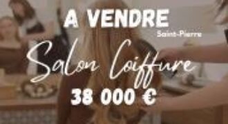 En vente un salon de coiffure clé en main idéalement situé au cœur de Saint-Pierre Réunion