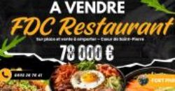 À vendre restaurant prêt à exploiter au cœur de Saint-Pierre Réunion