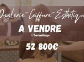 Vente un salon de coiffure esthétique et onglerie idéalement situé à l’Hermitage Réunion