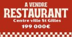 Vente fonds de commerce restaurant avec terrasse situé au coeur de Saint-Gilles-les-Bains