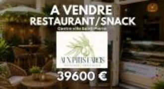 À vendre fonds de commerce Aux P’Tits Farcis situé au centre-ville de Saint-Pierre Réunion