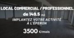 À louer un local professionnel de 149,5 m² situé à L’Éperon Saint-Paul Réunion