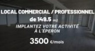 À louer un local professionnel de 149,5 m² situé à L’Éperon Saint-Paul Réunion
