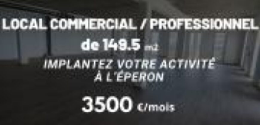 À louer un local professionnel de 149,5 m² situé à L’Éperon Saint-Paul Réunion