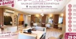 À vendre salon de coiffure & esthétique Amelie Rose situé au cœur de Saint-Pierre Réunion