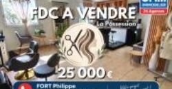 À vendre fonds de commerce salon de coiffure situé à La Possession Réunion