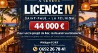 À vendre : Licence IV à Saint-Paul une opportunité pour développer votre activité commerciale à La Réunion